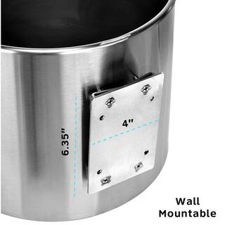 Alpine Industries Stainless Steel Wall Mount Disinfectant Wet Wipe Dispenser 4777-W