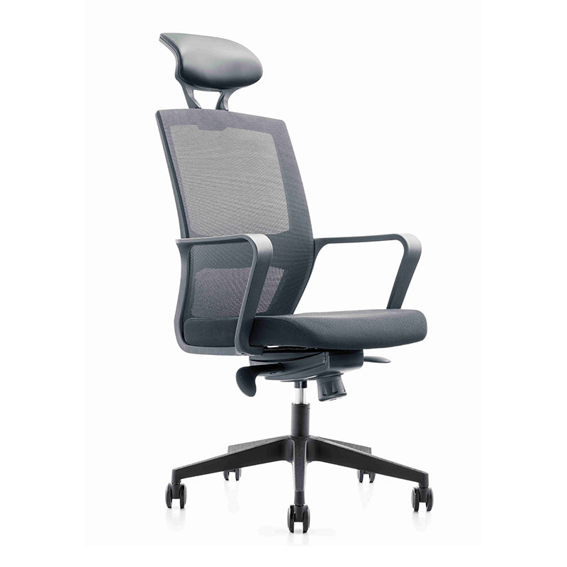 Argo Executive Office Chair with Headrest - Black