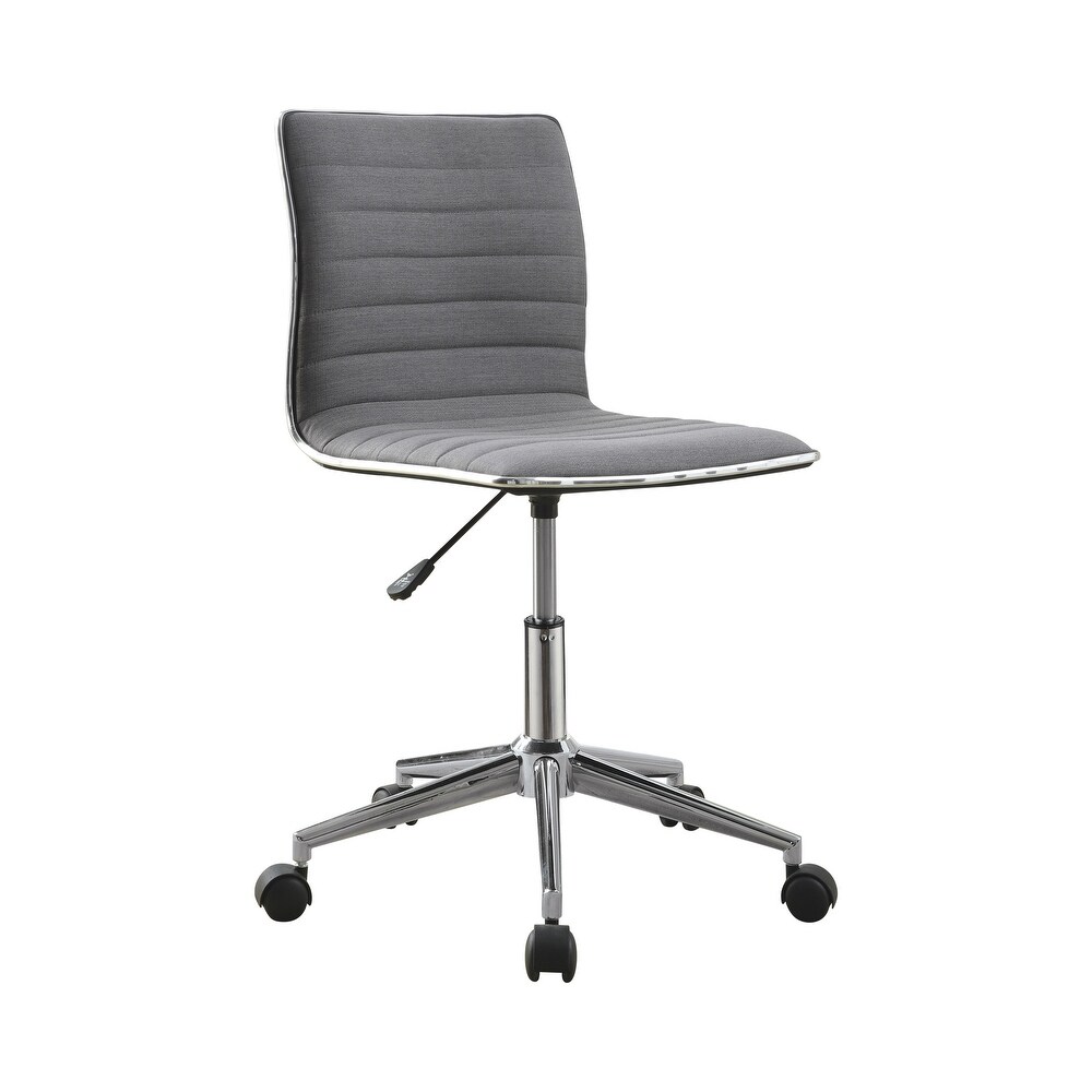 Chelmsford Tilt Armless Office Chair with Casters