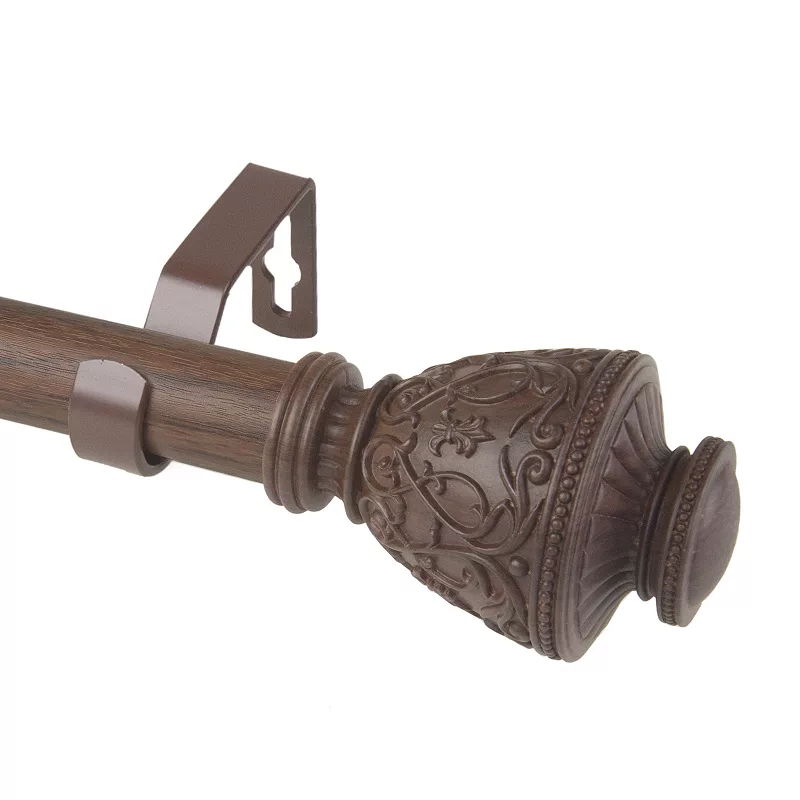 Rod Desyne 1 Veda Faux Wood Curtain Rod