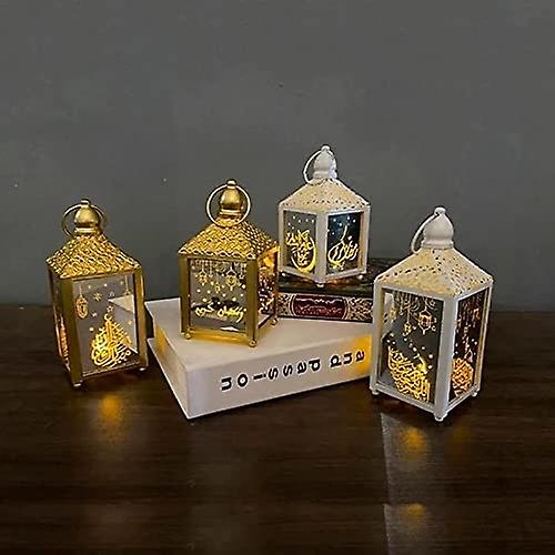 Ramadan Lanterns Lamp Eid Mubarak Decor Led Lights For Home Muslim Islam Festival Party Supplies Kareem Decoration