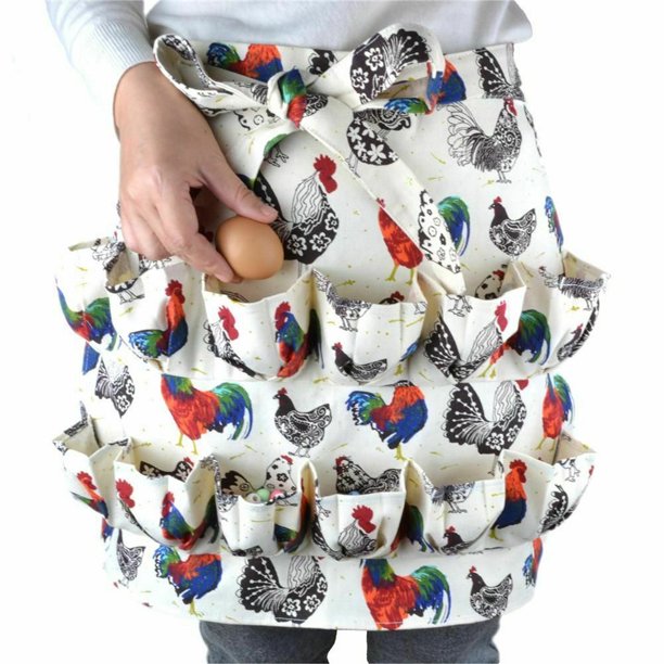 Fashion Collecting Apron Pockets Holds Chicken Farm Home Apron