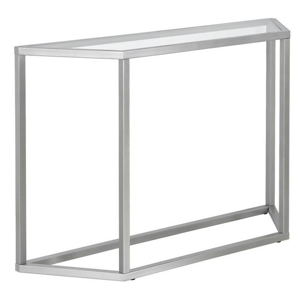 Silver Console Table Henn amp hart