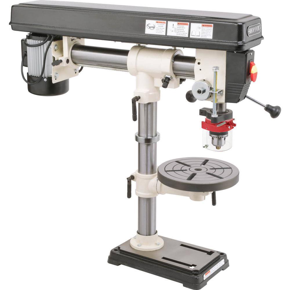 Shop Fox 12 HP 34 in. Bench-Top Radial Drill Press W1669