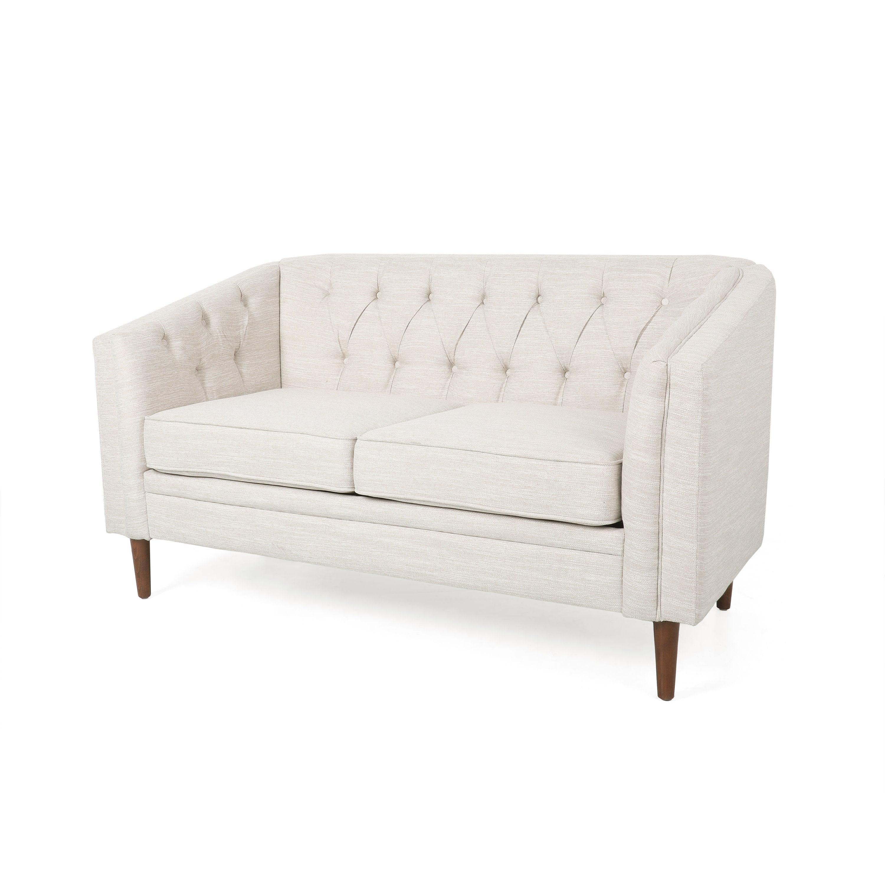 Jelm Contemporary Tufted Loveseat