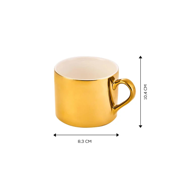 Karaca Shiny Gold Mug 153.03.06.1261