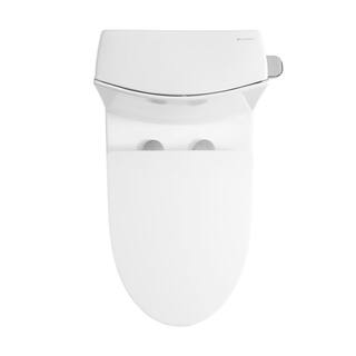 Swiss Madison St. Tropez 1-piece 1.28 GPF Single Flush Elongated Toilet in Glossy White Seat Included SM-1T252