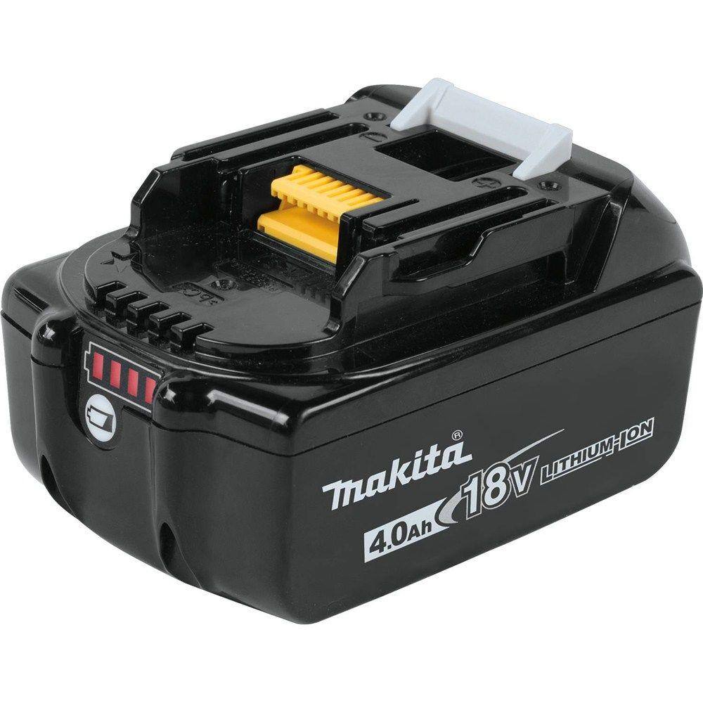 Makita 18V LXT Lithium-Ion High Capacity Battery Pack 4.0Ah with Fuel Gauge and Charger Starter Kit BL1840BDC1