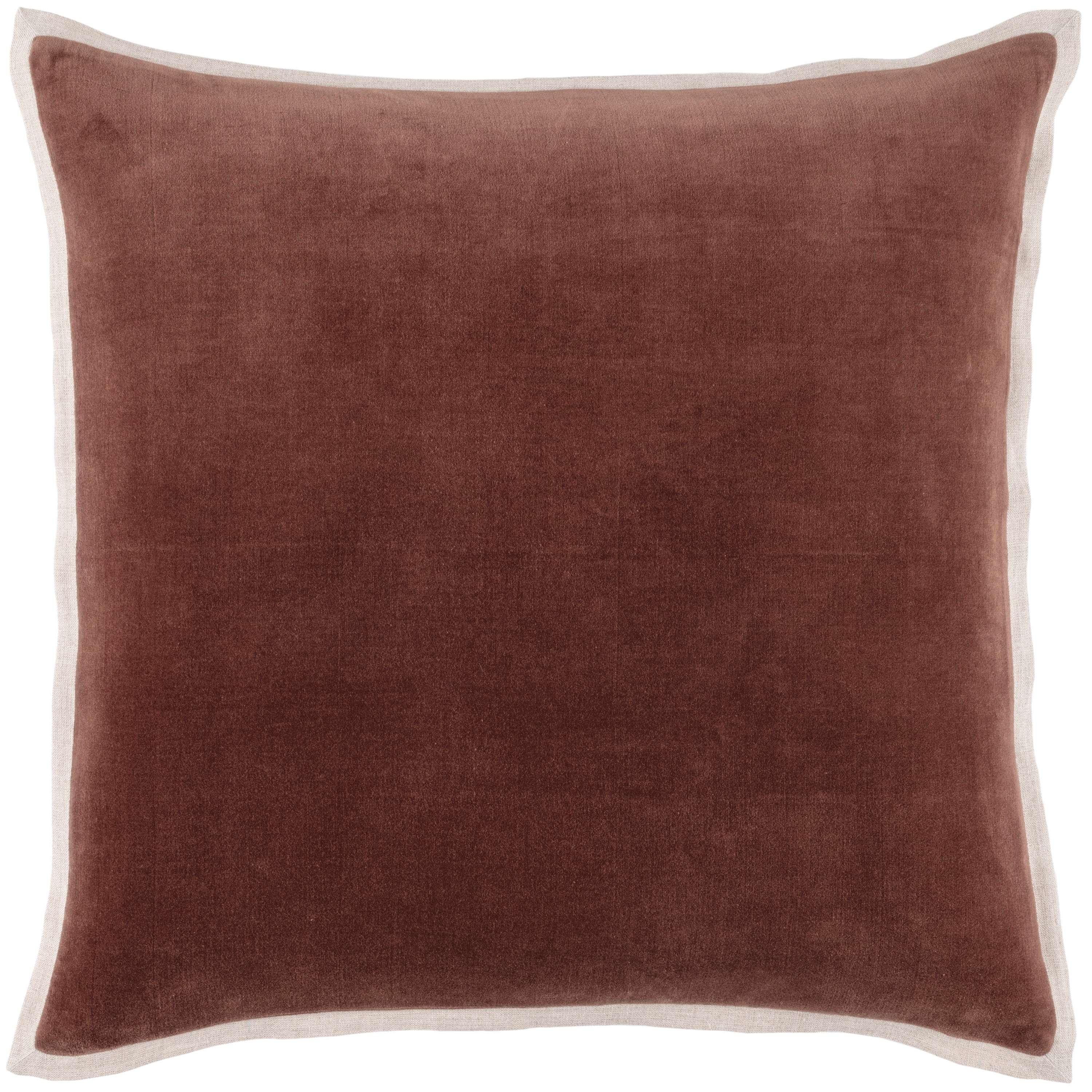 Gehry Velvet Russet Decorative Pillow