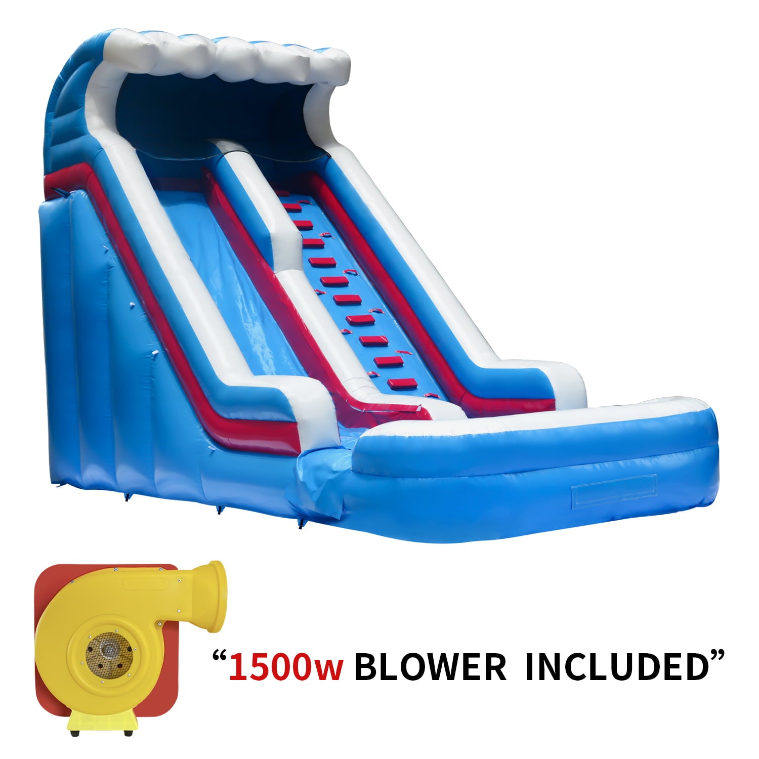 GOOSH 11' x 25' Inflatable Water Slide with Air Blower