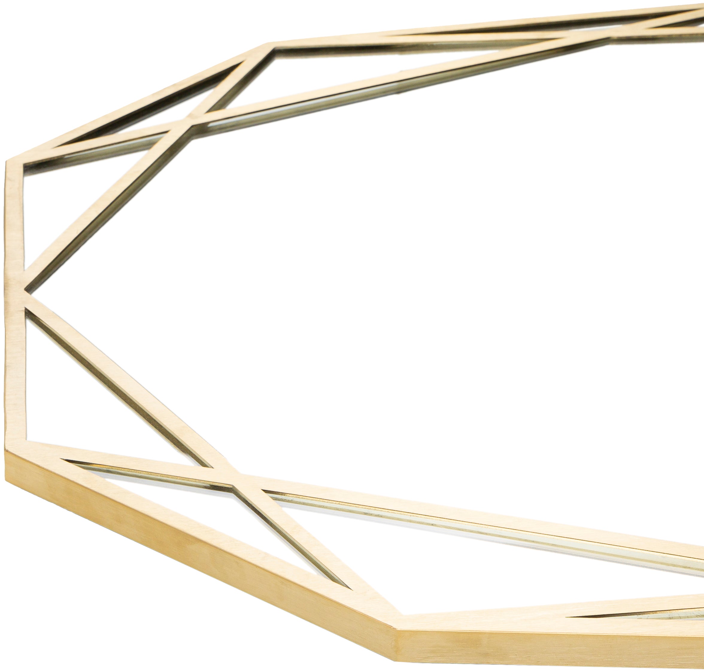 Huntley Mirror in Gold