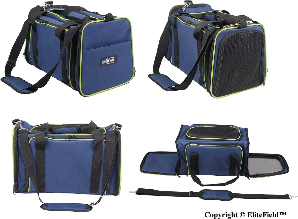 Pet Carrier Bag - EliteField Expandable Soft Airline-Approved， Navy #1