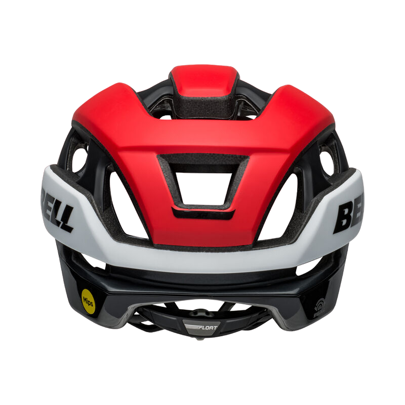 Bell XR Spherical MIPS Road Helmet - Matt Gloss Crimson-White