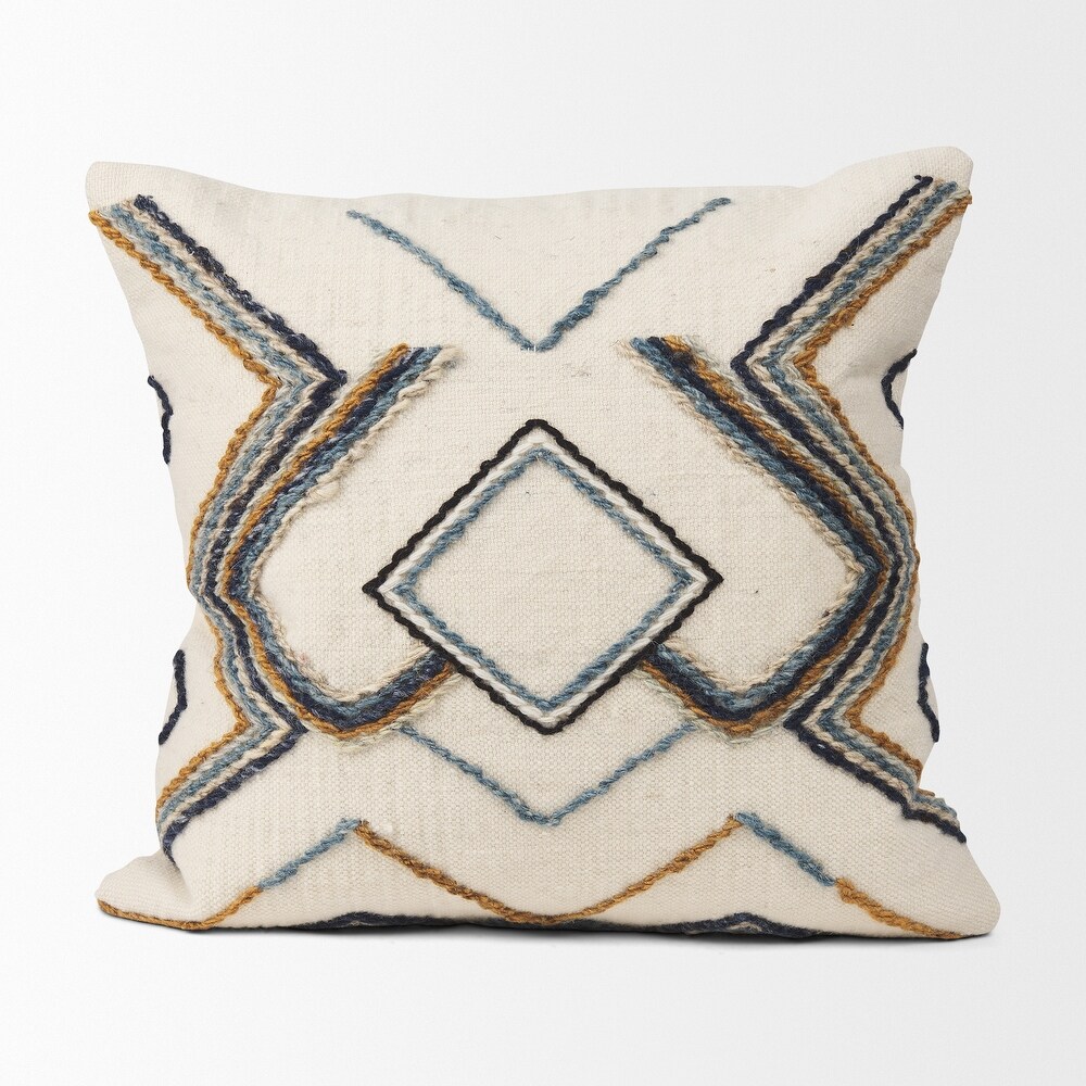 Kitt Cream Square Pillow Cover