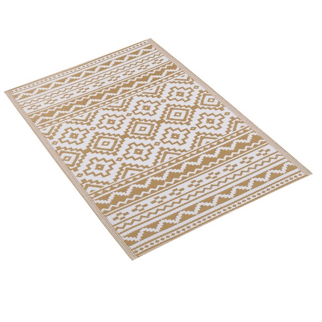 Collections Etc Reversible Aztec Pattern 6 foot Outdoor Mat