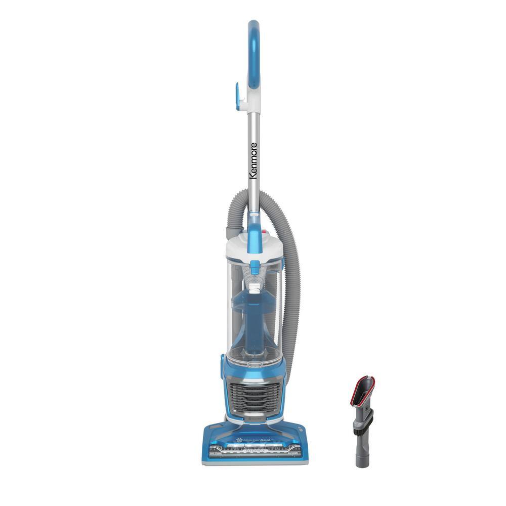 KENMORE AllergenSeal Multisurface Bagless Corded Upright Blue Vacuum Cleaner with Hair Eliminator Brushroll DU2055