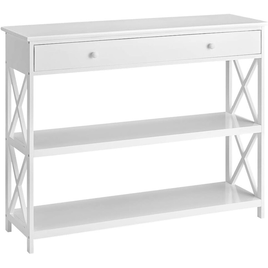 EROMMY 3 Tiered Classic X Design Sofa Table