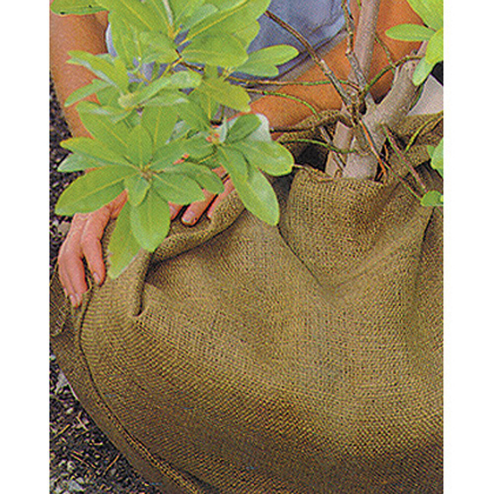 Dewitt NB3 3' x 250' Medium Weave Natural Burlap Cloth Liner for Biodegradable Weed Control