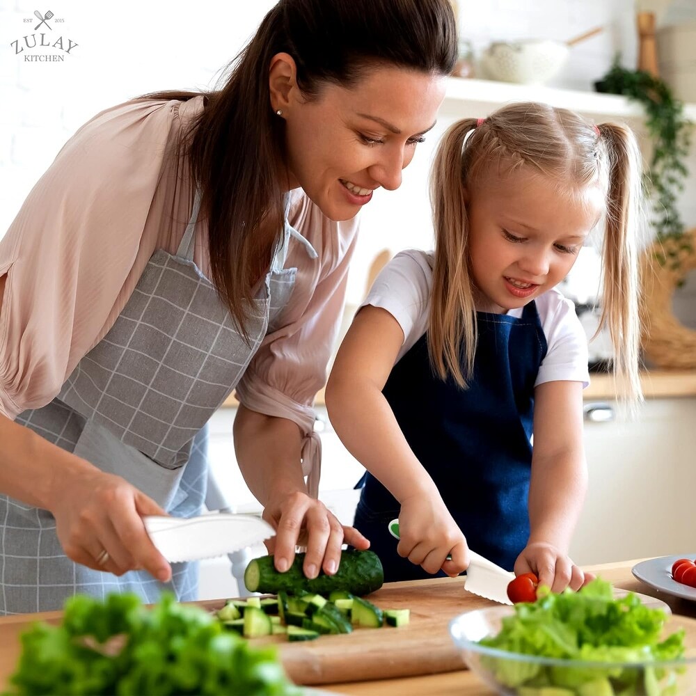 Zulay Kitchen Kids Knife Set for Cooking and Cutting