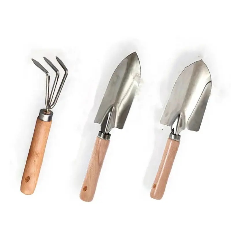 Professional Mini Wooden Handle Transplanting Succulent Trowel Hand Garden Tools Hand Digging Tools