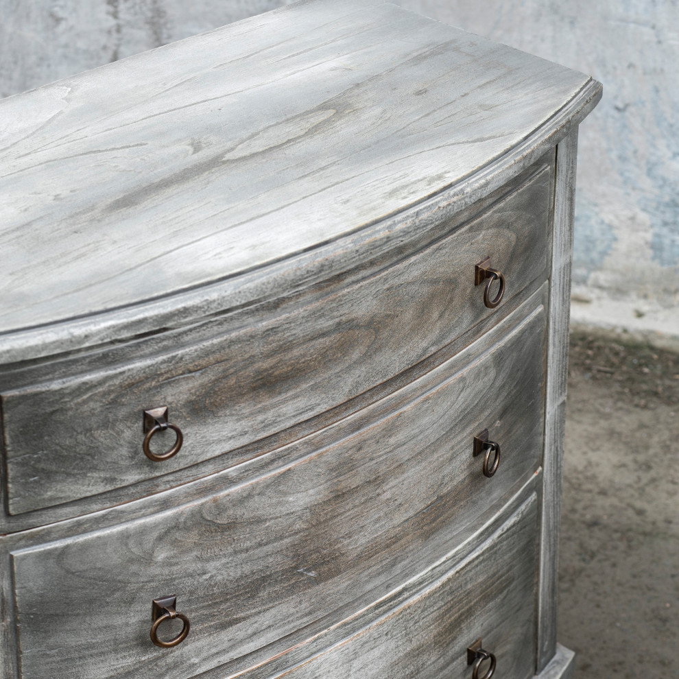 Uttermost Jacoby Driftwood Accent Chest   Midcentury   Accent Chests And Cabinets   by Buildcom  Houzz