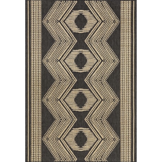 Nuloom Ranya Geometric Indoor And Outdoor Area Rug For Patio Garden Living Room Bedroom Dining Room Kitchen