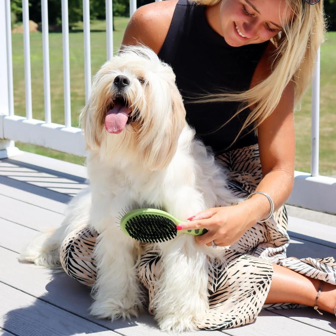 Safari Combo Brush for Dogs