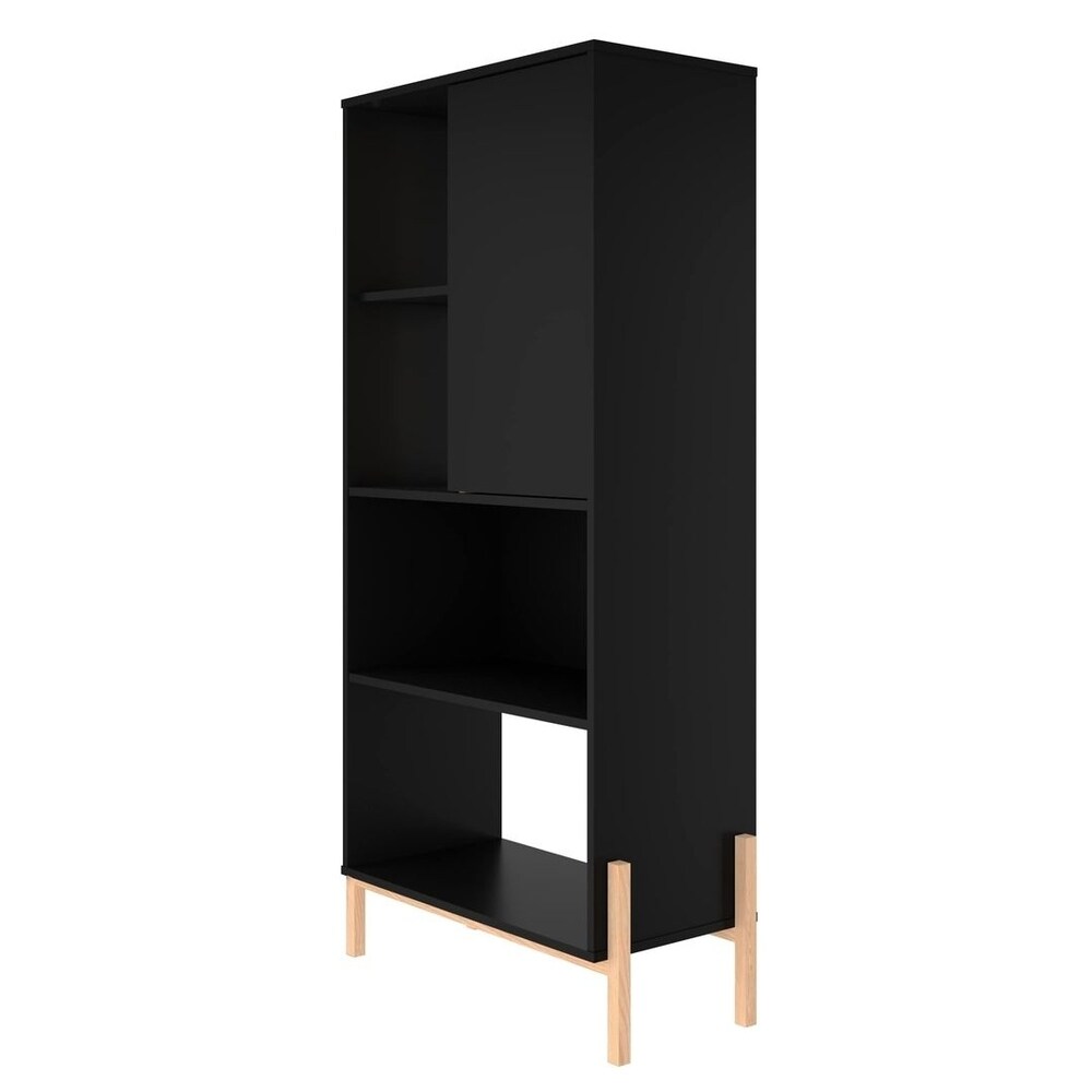 Bowery Bookcase with 5 Shelves by Manhattan Comfort