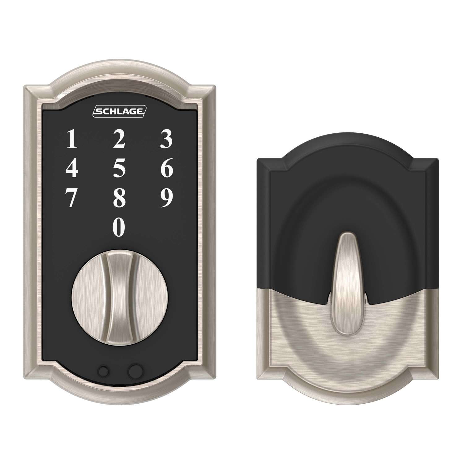 Schlage Satin Nickel Steel Touchscreen Deadbolt