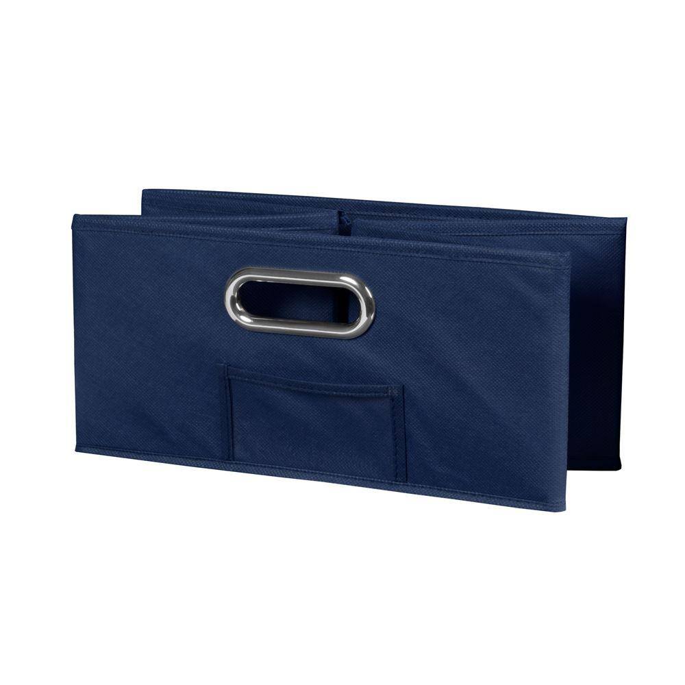 Regency 6 in. H x 12 in. W x 12 in. D Blue Fabric Cube Storage Bin 12-Pack HDCHTOTE0612PKBE