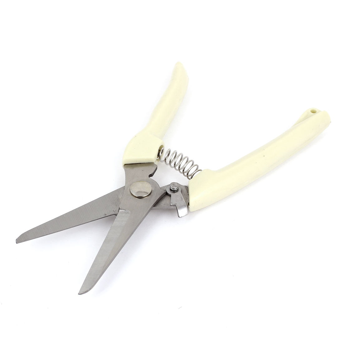 Gardening Plant Nonslip Handle Spring Loaded Hand Branch Pruning Shears Cutter Comfortable Slip-Less Effort