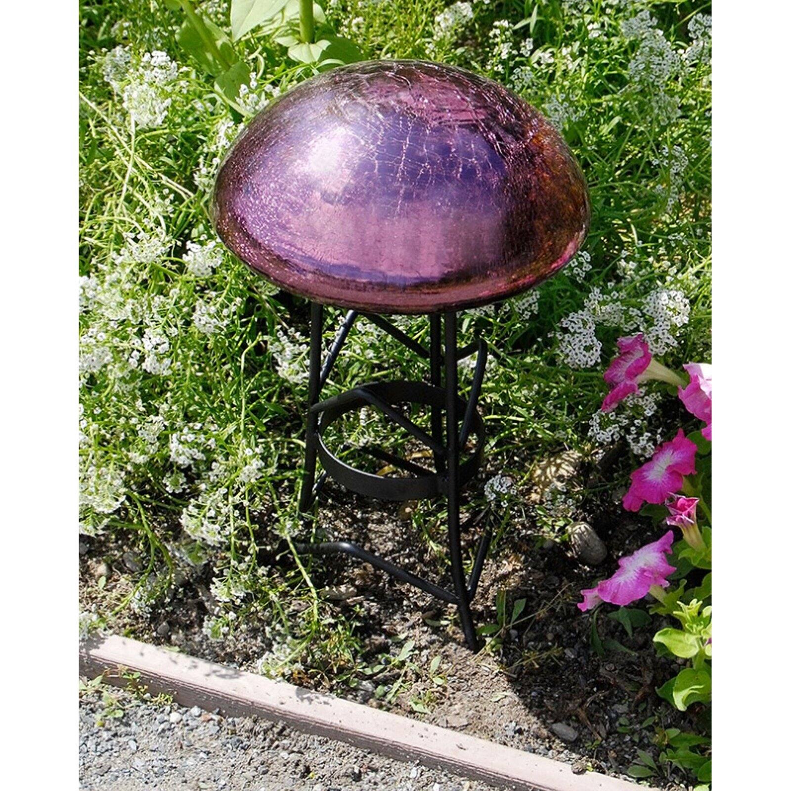 Achla TS-M-C Garden Toad Stool - Mandarin Crackle