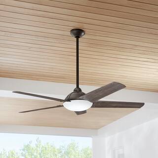 Home Decorators Collection Draper 54 in. LED Outdoor Natural Iron Ceiling Fan with Remote Control YG664-NI