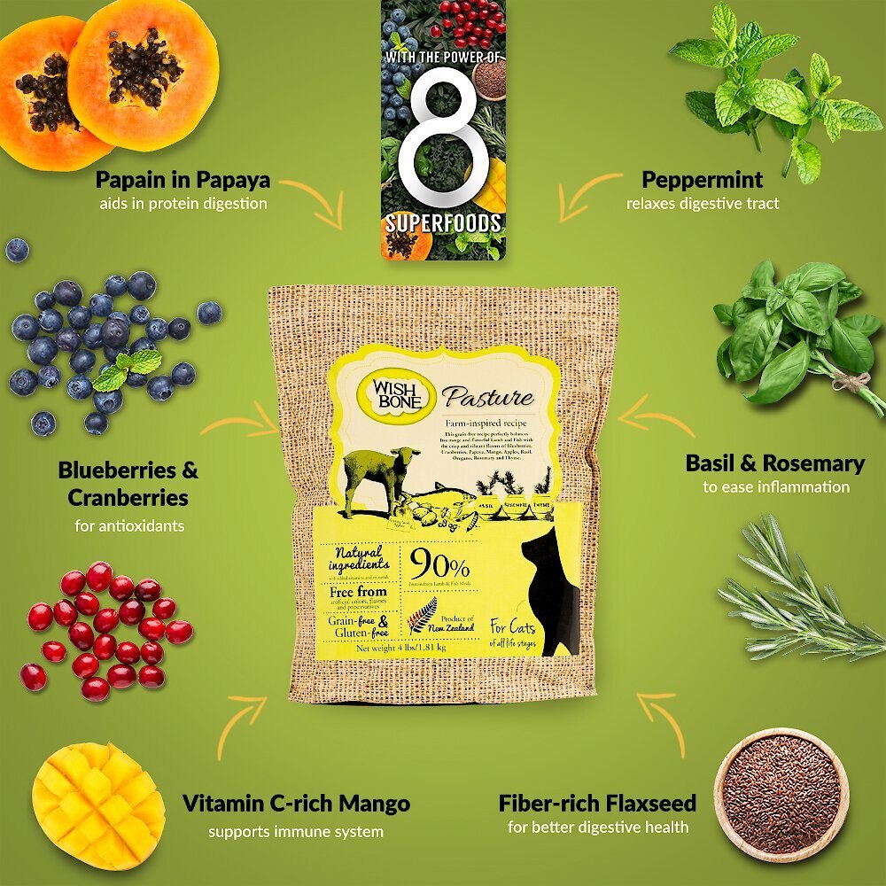 Wishbone Pasture Grain-Free Dry Cat Food