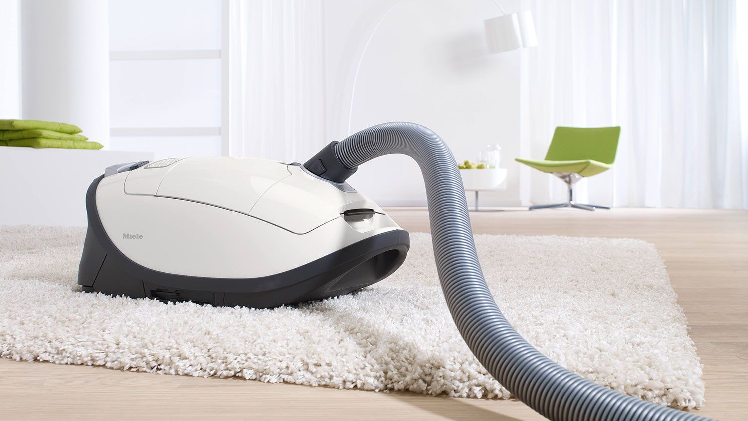 Miele Complete C3 Cat and Dog Powerline White Canister Vacuum