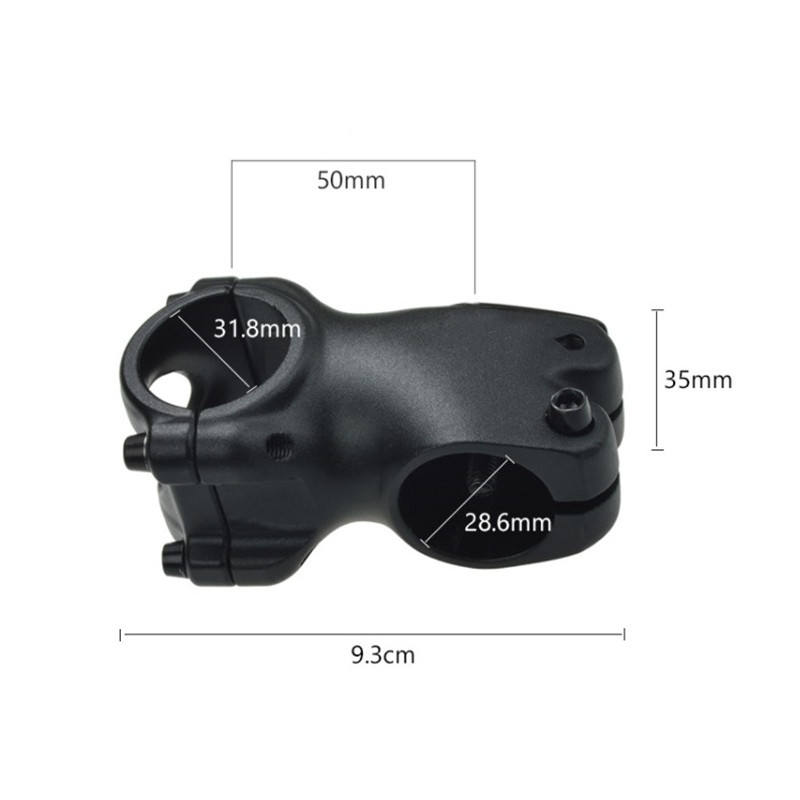 ZhiQiu Bike Short Stem 50mm High Strength Aluminum oy Handlebar Stem Mountain Bike 28.6mm Front Fork