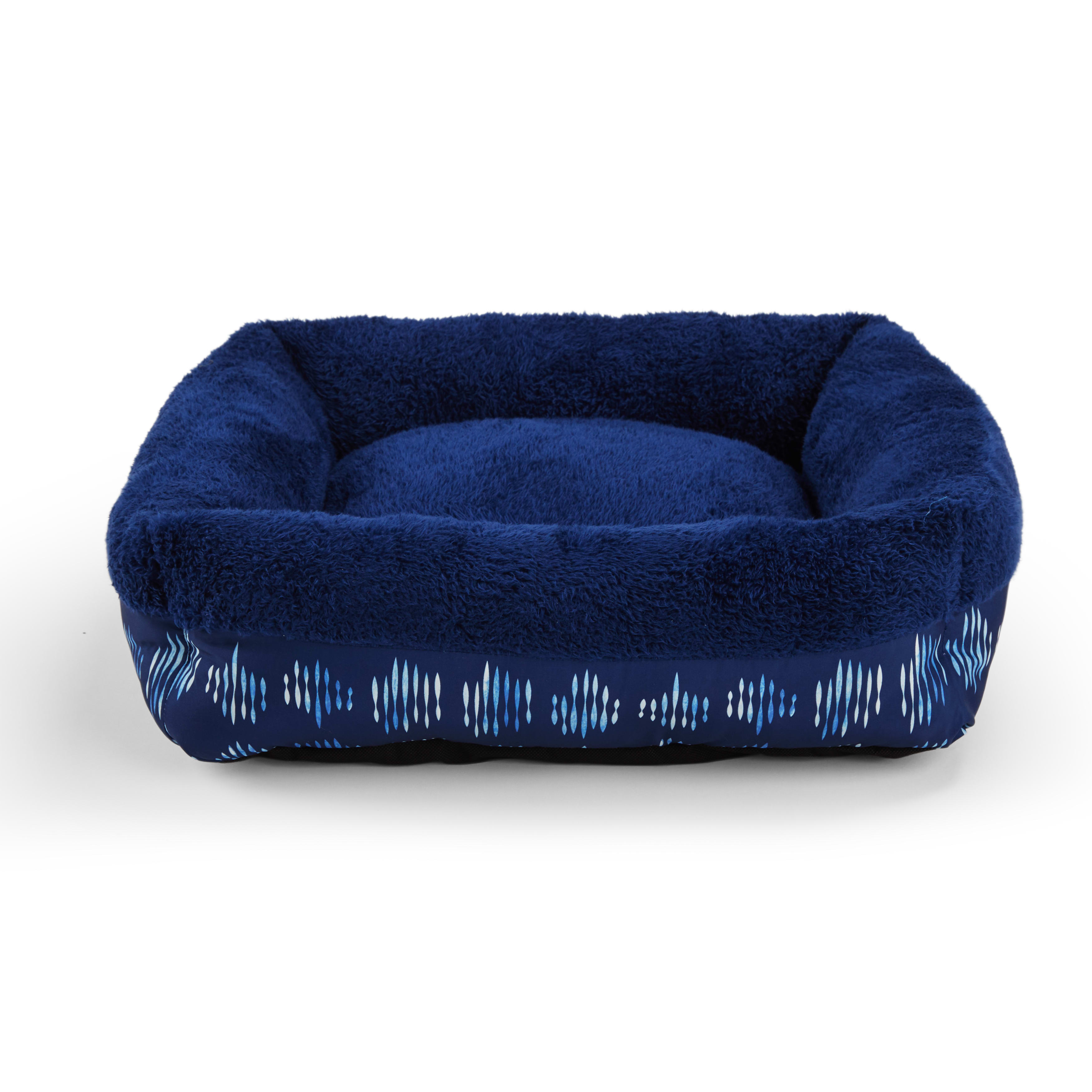 EVERYYAY Essentials Navy Snuggler Dog Beds， 21