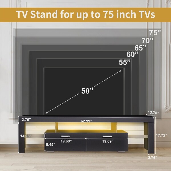 75 inch Entertainment Center with drawer