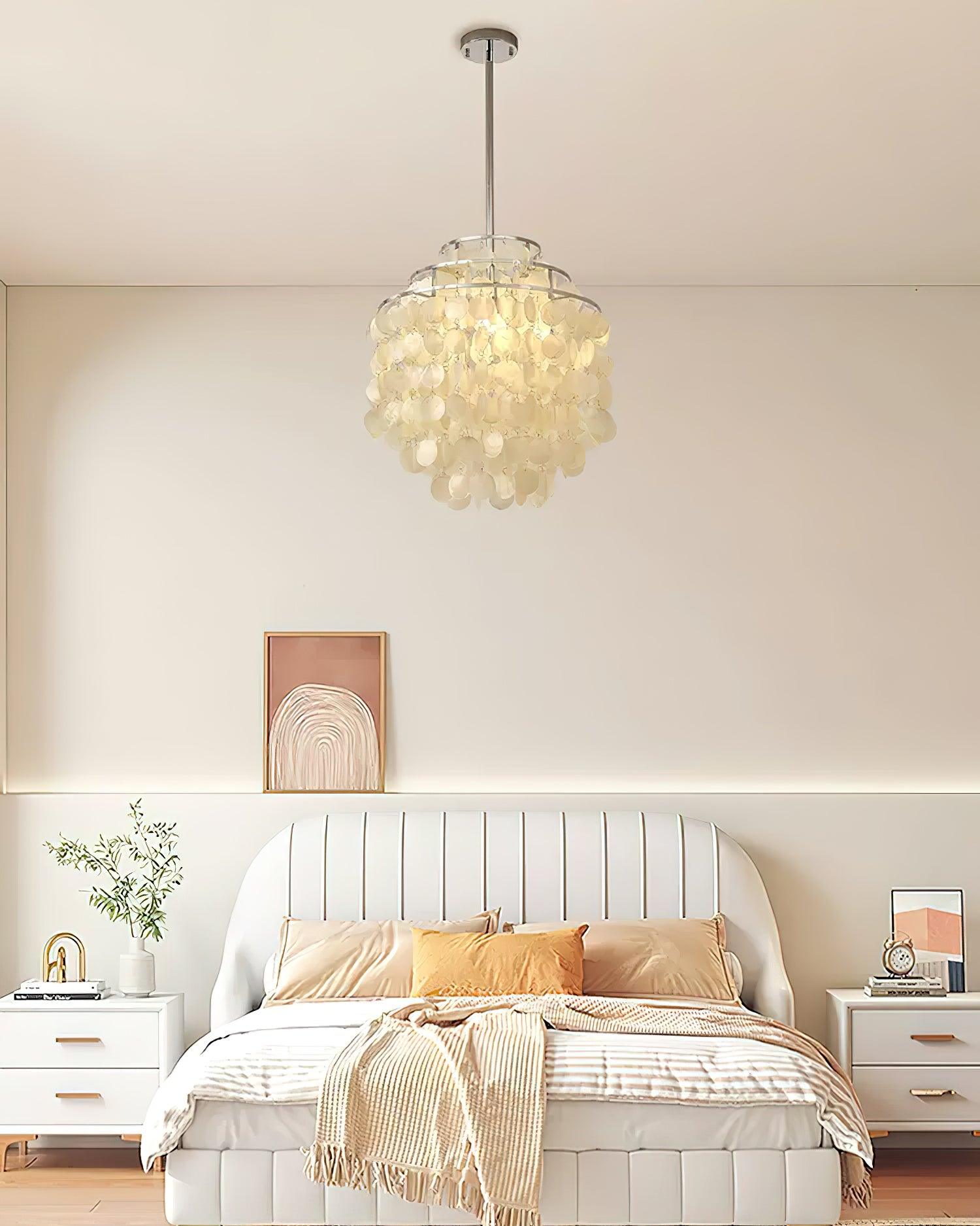 Round Shell Chandelier B