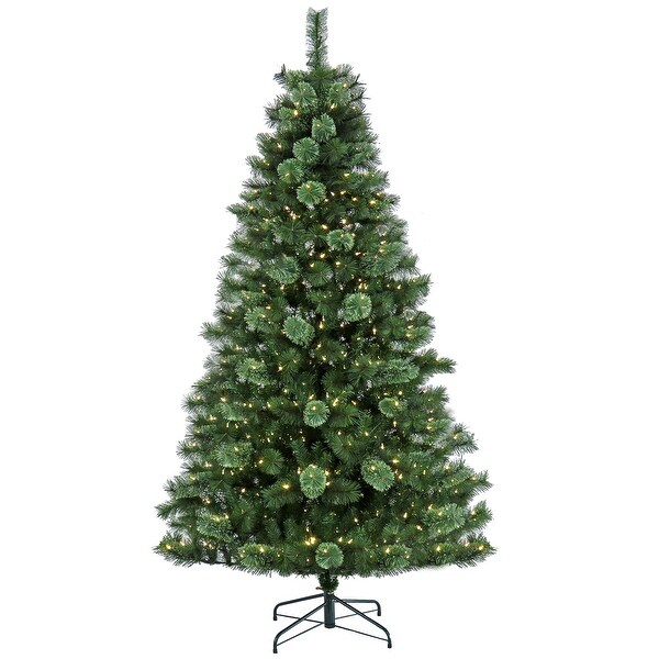 National Tree Company 7.5 ft. PreLit Ontaria Pine Tree with LED Lights