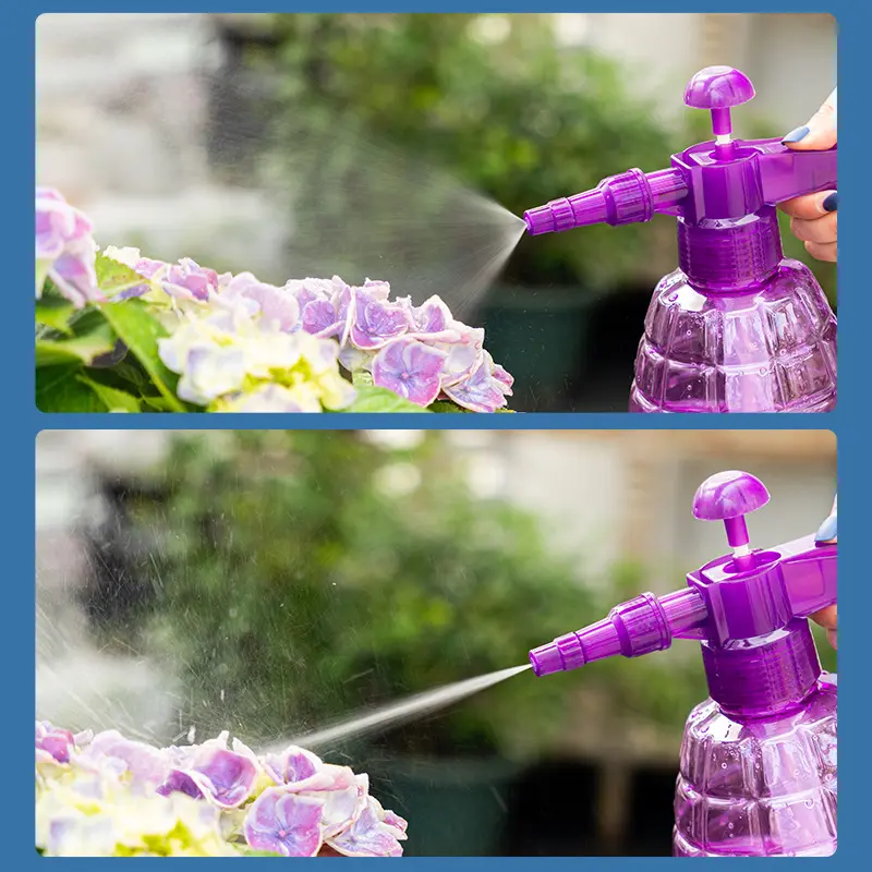 1.5L Plastic Bottle Low Pressure Pump Action Handheld Garden Water Sprayer