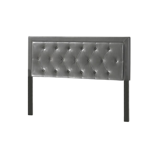 Best Quality Furniture Faux Leather Tufted Upholstered Headboard - - 31759751