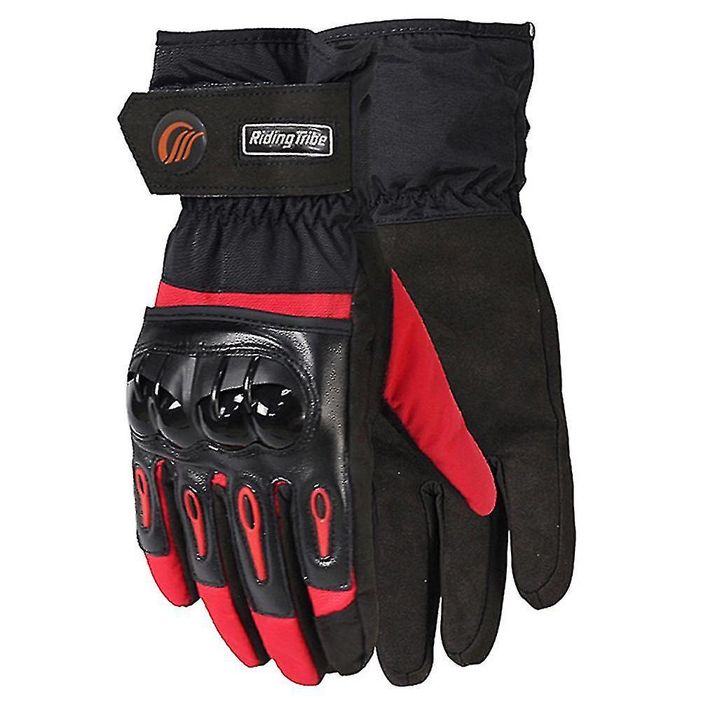 Riding Tribe Mtv-08 One Pair Cycling Gloves Keeping Warm Winter Gloves Touch Screen Hard Shell Outdo