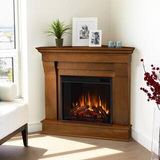 Real Flame Chateau 41 in. Corner Electric Fireplace in Espresso 5950E-E