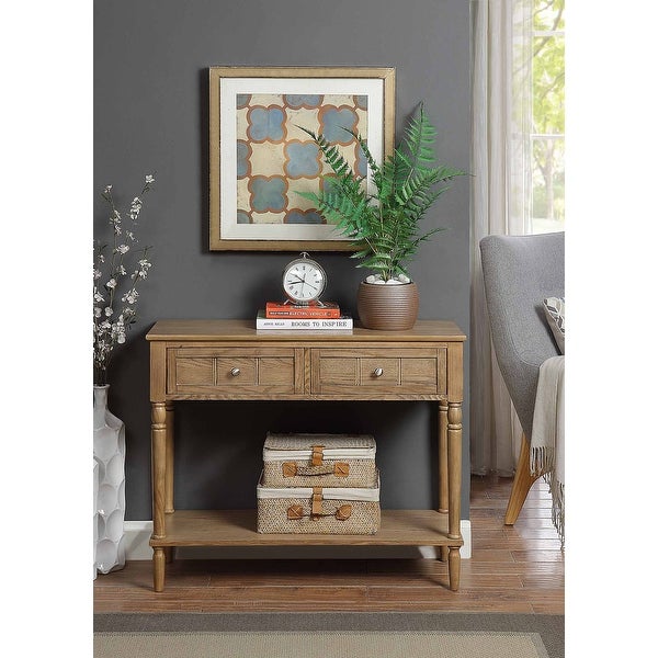 Copper Grove Lantana 2 Drawer Hall Table with Shelf