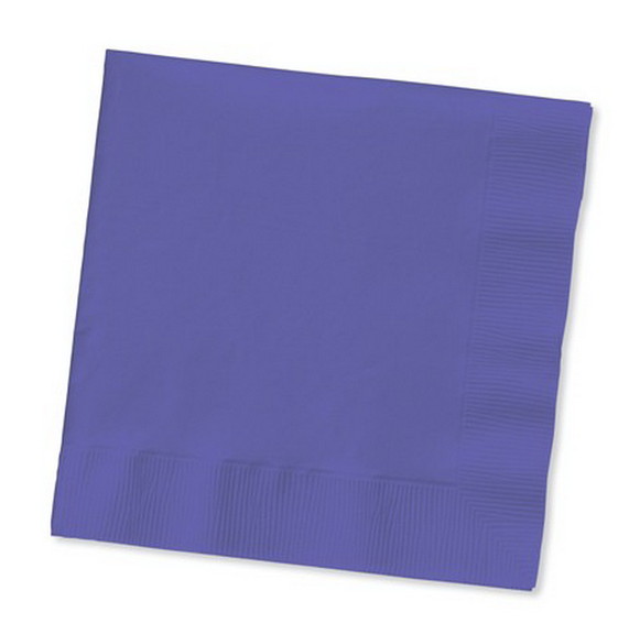 Creative Converting 523268 Purple 2 Ply Lunch Napk...