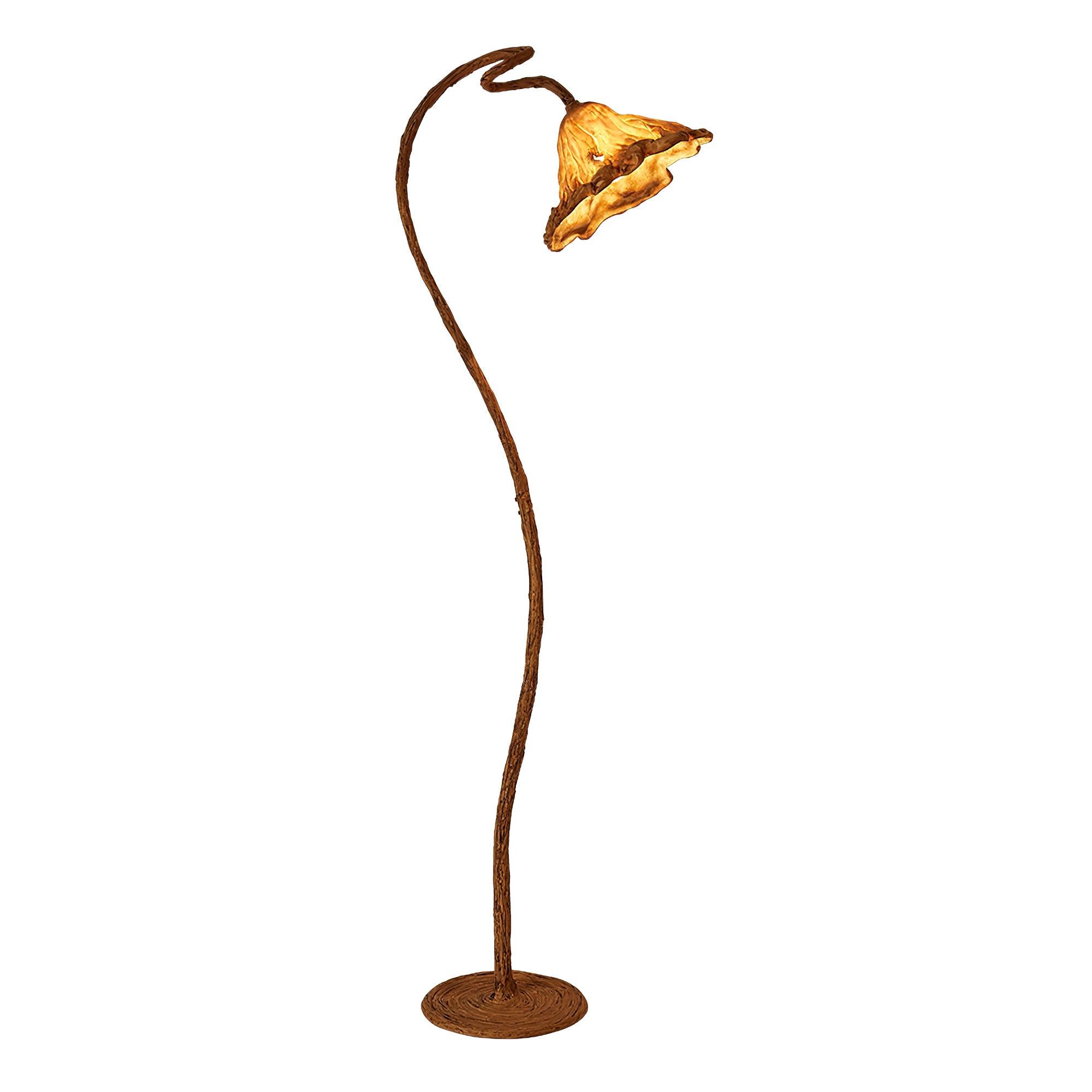 Artistic Lotus Leaf Floor Lamp