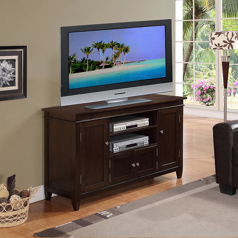 Simpli Home Carlton TV Media Stand