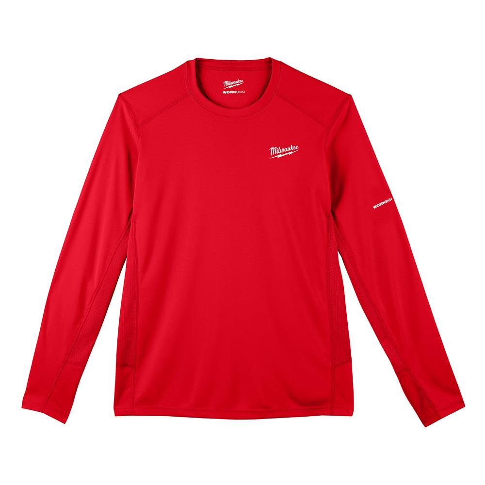 Milwaukee Workskin Lightweight Performance Shirt Long Sleeve Shirt Red XL