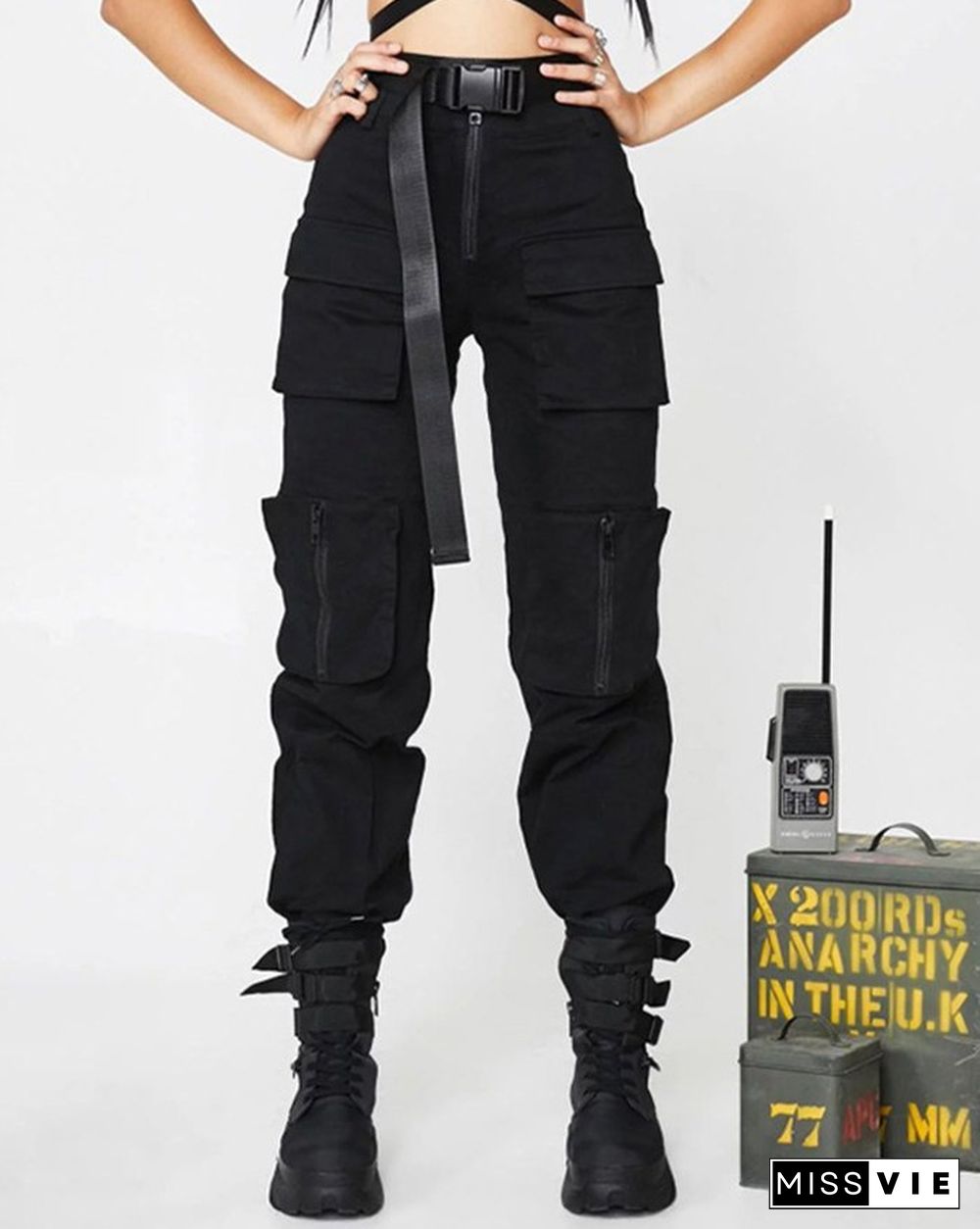 Multi Pockets Cargo Pants